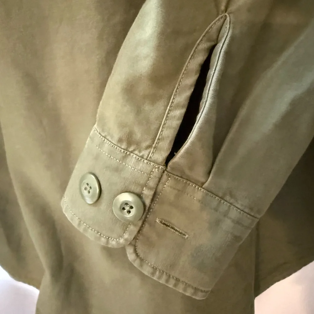 Obey Forest Green Shirt Jacket - Picture 7 of 11